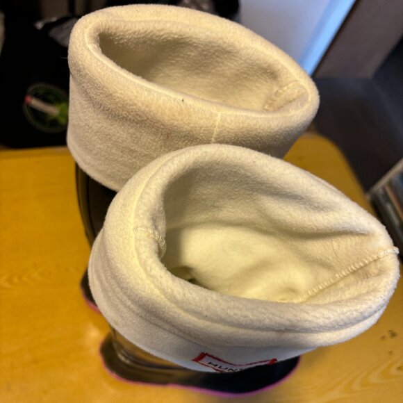 hunter original tall boots size 8 with liner - Picture 4 of 10